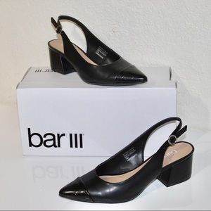 Black Pumps Chunky Heel